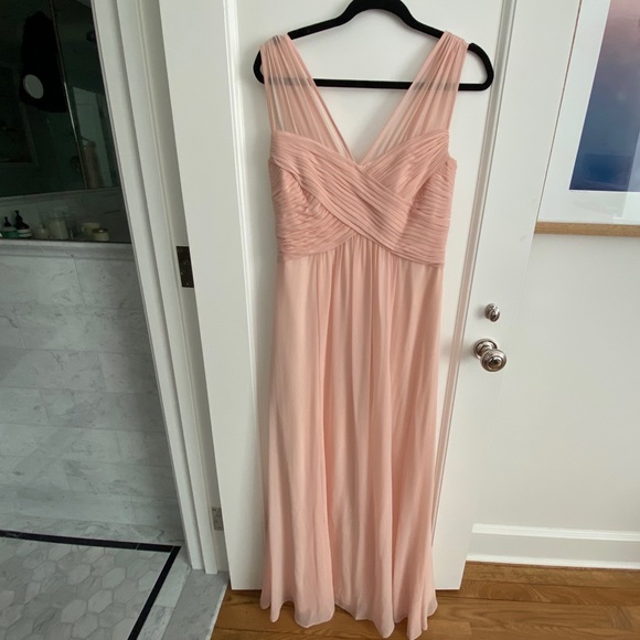 ralph lauren blush dress
